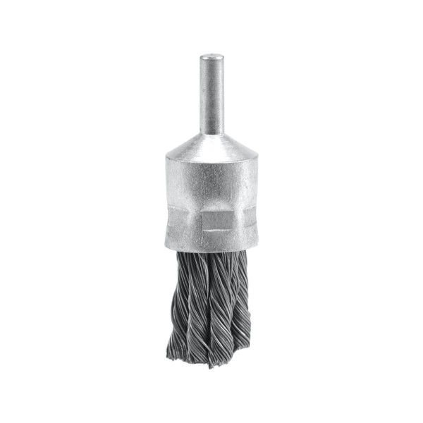 SZCZOTKA CZOŁOWA Z TRZPIENIEM 22 MM, DRUT SPLATANY 06995