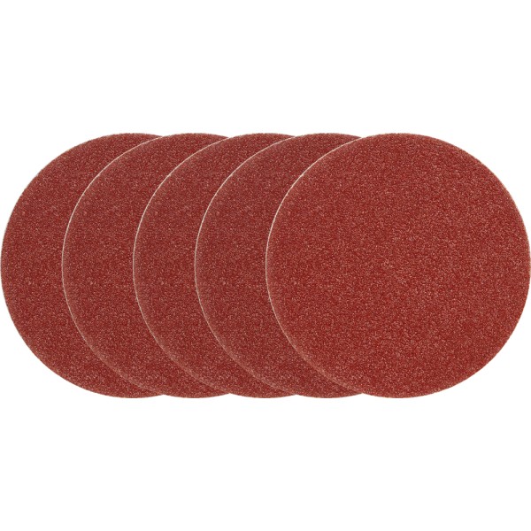KRĄŻKI ŚCIERNE 125MM /RZEP/, P120, 5 SZT. 08562