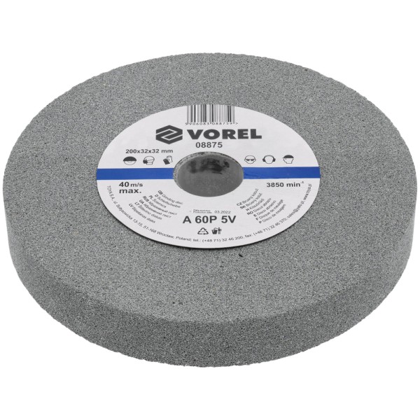 TARCZA DO SZLIFIERKI STOŁOWEJ 200X32X30 MM -DROBNA 08875