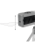 POZIOMNICA LASEROWA MINI L-170 MM  Z PODŚWIETLANYMI LIBELLAMI I STATYWEM 17560