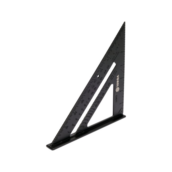 KĄTOWNIK ALUMINIOWY ZE STOPKĄ 250 MM 18377