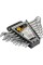 KLUCZE PŁASKO-OCZKOWE 6-19 MM, ZEST. 8 SZT. SATYNA 51721