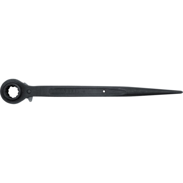 DWUSTRONNY KLUCZ NASADKOWY Z GRZECHOTKĄ 19X22 MM DO RUSZTOWAŃ 52936