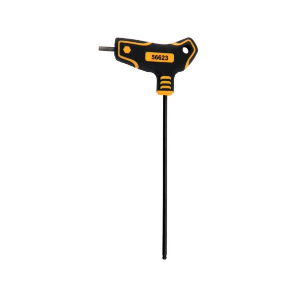 KLUCZ TRZPIENIOWY HEX(KULKA) Z RĘKOJEŚCIĄ 4.0MM 56623