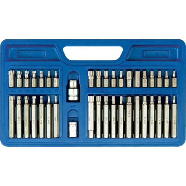 KLUCZE SPECJALNE HEX, TORX, SPLINE, ZESTAW 40 SZT. W PLASTIKOWEJ KASECIE 66410