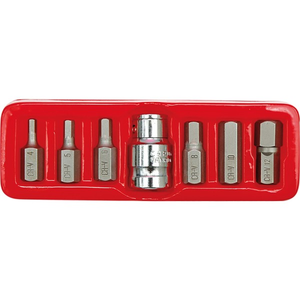 KLUCZE SPECJALNE HEX H4-H12, 7 SZT. 66710