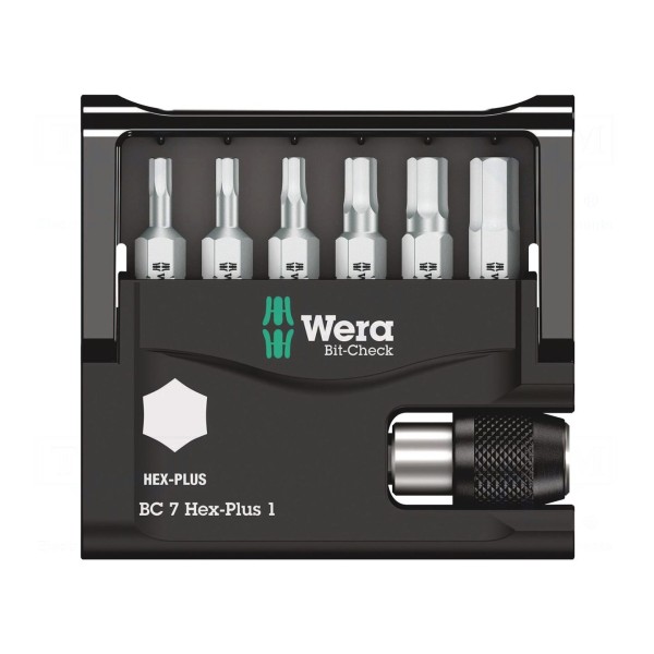 Zestaw narzędzi: końcówki wkrętakowe WERA 05056168001