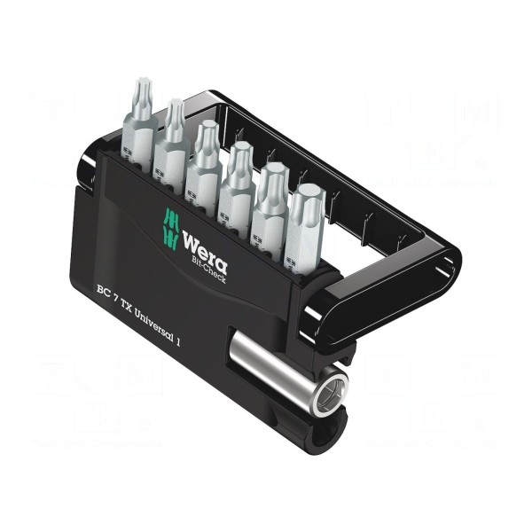 Zestaw narzędzi: końcówki wkrętakowe WERA 05056294001