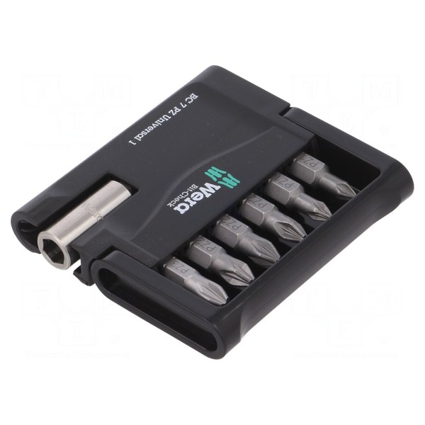 Zestaw narzędzi: końcówki wkrętakowe WERA 05056296001