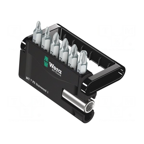 Zestaw narzędzi: końcówki wkrętakowe WERA 05056296001