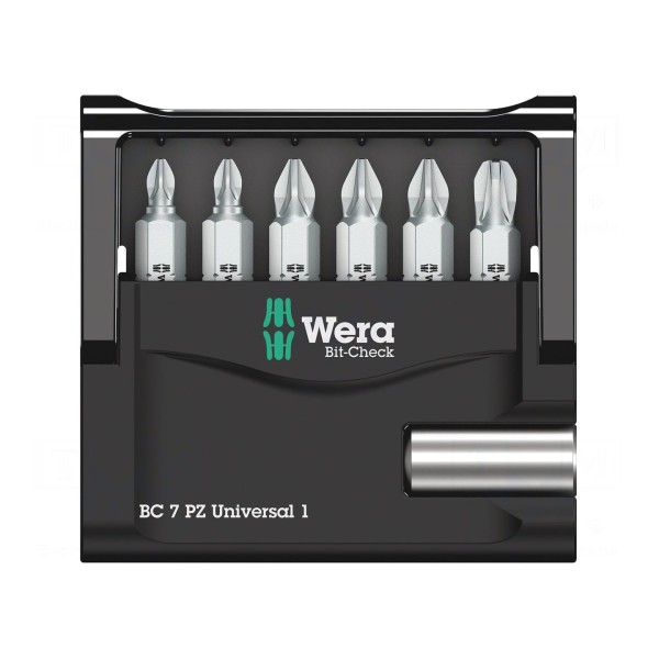 Zestaw narzędzi: końcówki wkrętakowe WERA 05056296001