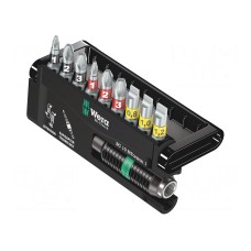 Zestaw narzędzi: końcówki wkrętakowe WERA 05056374001