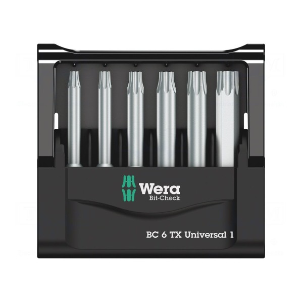 Zestaw narzędzi: końcówki wkrętakowe WERA 05056472001