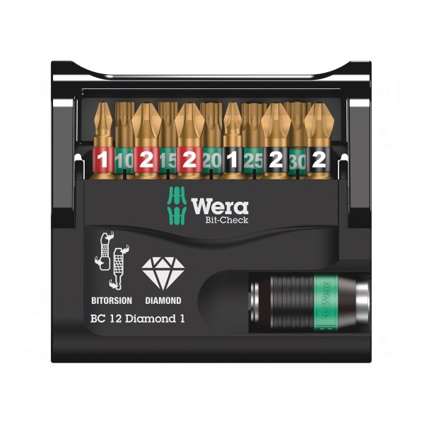 Zestaw narzędzi: końcówki wkrętakowe WERA 05057421001