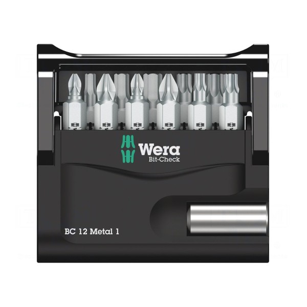 Zestaw narzędzi: końcówki wkrętakowe WERA 05057424001