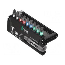 Zestaw narzędzi: końcówki wkrętakowe WERA 05057680001