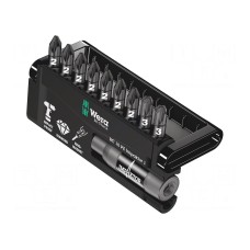 Zestaw narzędzi: końcówki wkrętakowe WERA 05057684001