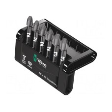 Zestaw narzędzi: końcówki wkrętakowe WERA 05057692001