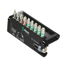 Zestaw narzędzi: końcówki wkrętakowe WERA 05071110001