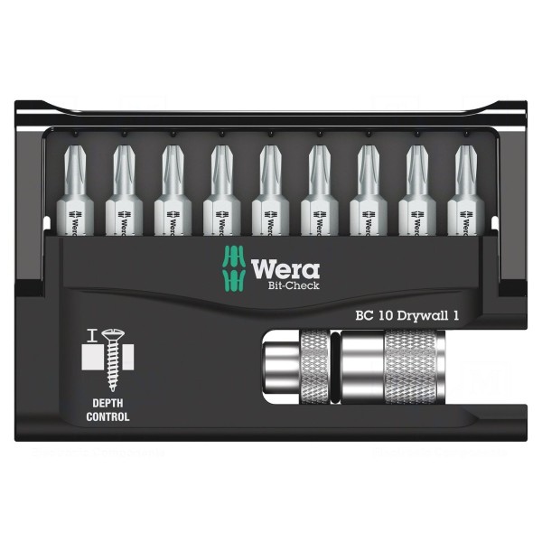 Zestaw narzędzi: końcówki wkrętakowe WERA 05136011001