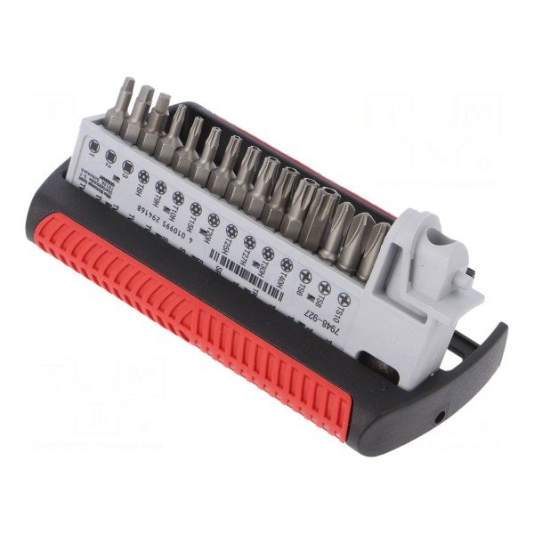 Zestaw narzędzi: końcówki wkrętakowe WIHA 29416