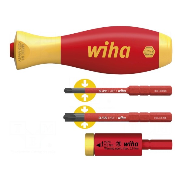 Wkrętak: dynamometryczny-zestaw WIHA 41478