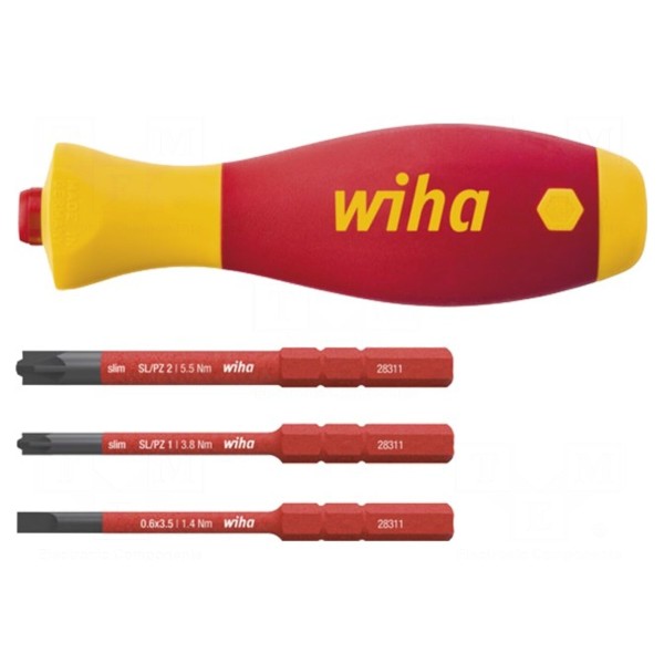 Wkrętak: izolowany-zestaw WIHA 43449