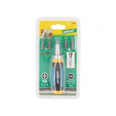 Wkrętak: uniwersalny-zestaw WOLFCRAFT 1237000