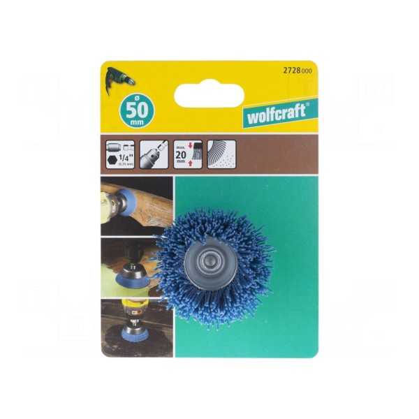 Szczotka doczołowa WOLFCRAFT 2728000