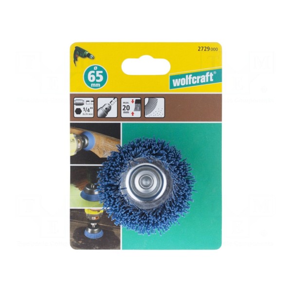 Szczotka doczołowa WOLFCRAFT 2729000