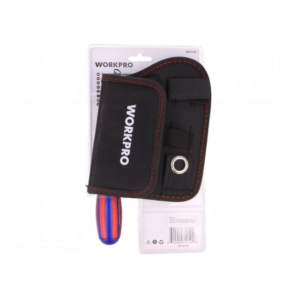 Wkrętak: uniwersalny-zestaw Workpro W021183