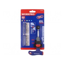 Wkrętak: uniwersalny-zestaw Workpro W021408