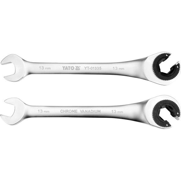 KLUCZ PÓŁOTWARTY Z GRZECHOTKĄ 13MM YT-01335