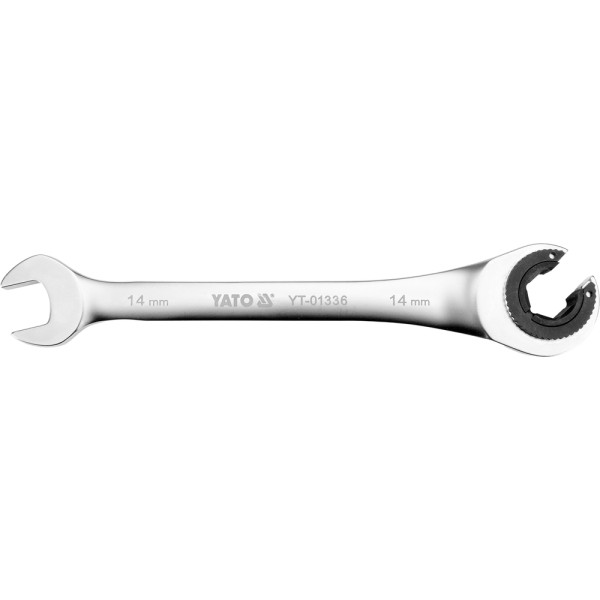 KLUCZ PÓŁOTWARTY Z GRZECHOTKĄ 14MM YT-01336