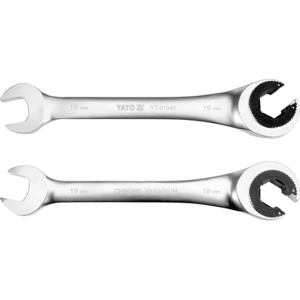 KLUCZ PÓŁOTWARTY Z GRZECHOTKĄ 19MM YT-01341