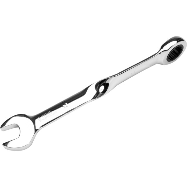 KLUCZ PŁASKO-OCZKOWY SKRĘCONY Z GRZECHOTKĄ 17MM YT-01879