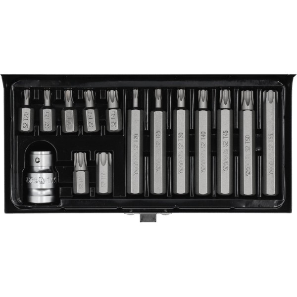 KOŃCÓWKI WKRĘTAKOWE TORX, ZESTAW 15 SZT. YT-0411