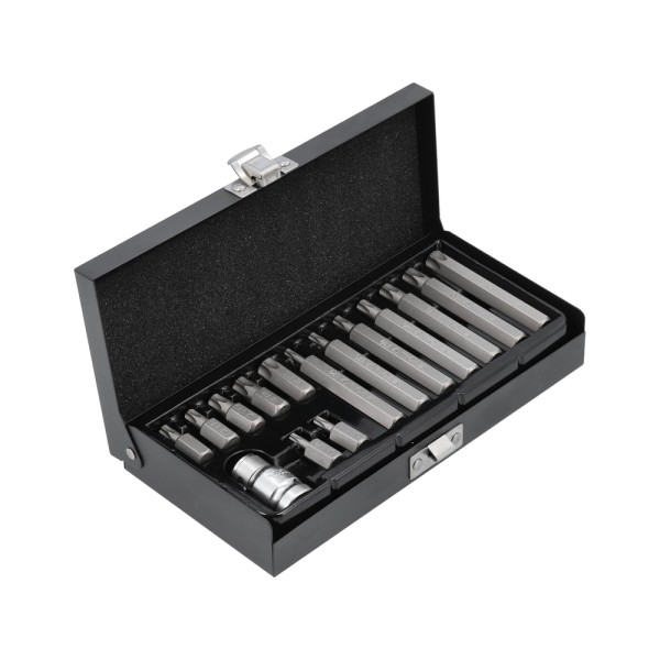 KOŃCÓWKI WKRĘTAKOWE TORX SECURITY, ZESTAW 15 SZT. YT-0417