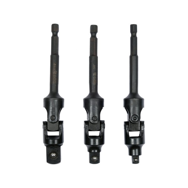 ZESTAW ADAPTERÓW Z PRZEGUBEM 3SZT. YT-04641
