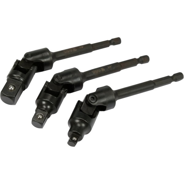 ZESTAW ADAPTERÓW Z PRZEGUBEM 3SZT. YT-04641
