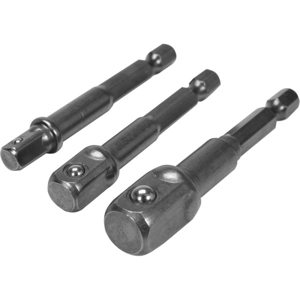 ZESTAW ADAPTERÓW HEX DO NASADEK-1/4, 3/8, 1/2 YT-04685