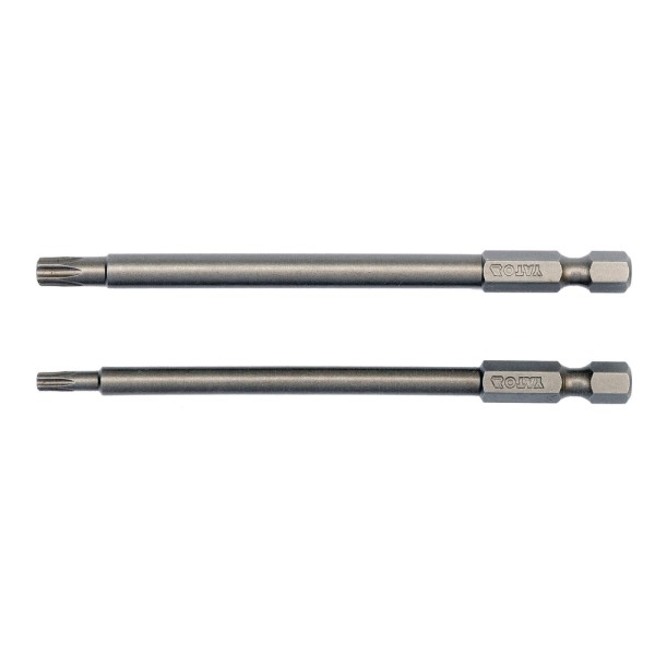 KOŃCÓWKI WKRĘTAKOWE 1/4'', 2 SZT., TORX SECURITY: T15X100MM, T27X100MM YT-0491