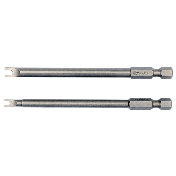 KOŃCÓWKI WKRĘTAKOWE 1/4'', 2 SZT., SPANNER: 6X100MM, 10X100MM YT-0499