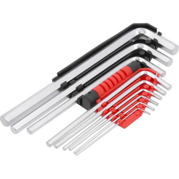 KLUCZE IMBUSOWE HEX 1,5-10, ZESTAW 9 SZT. YT-0500