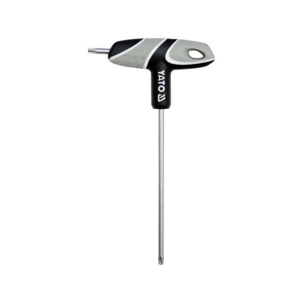 KLUCZ TRZPIENIOWY TORX Z RĘKOJEŚCIĄ T27 YT-05607