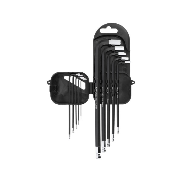 ZESTAW KLUCZY IMBUSOWYCH POWLEKANYCH HEX 10 CZ. YT-0561