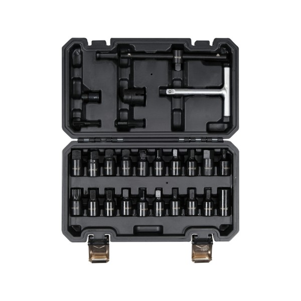 KOMPLET KLUCZY DO KORKÓW OLEJU 26 PCS YT-05998