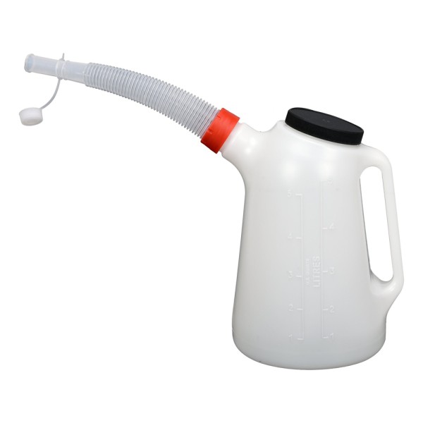 NALEWAK WARSZTATOWY 5L, MATERIAŁ PE, ELASTYCZNY LEJEK YT-06985