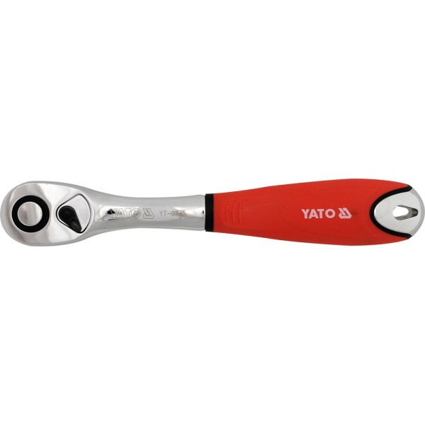 GRZECHOTKA WYGIĘTA, METALOWO-GUMOWA RĘKOJEŚĆ 1/2'' YT-0735
