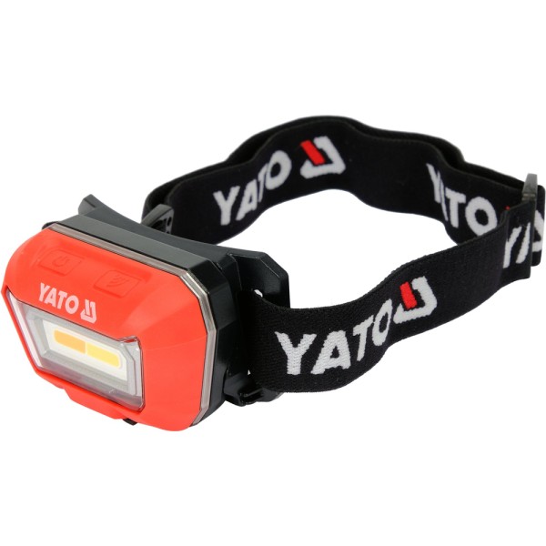 LAMPKA CZOŁOWA DO DOBIERANIA KOLORÓW CRI96+, 3 BARWY, LI-ION 3,7V 1500MAH, IP65, IK07 YT-08490